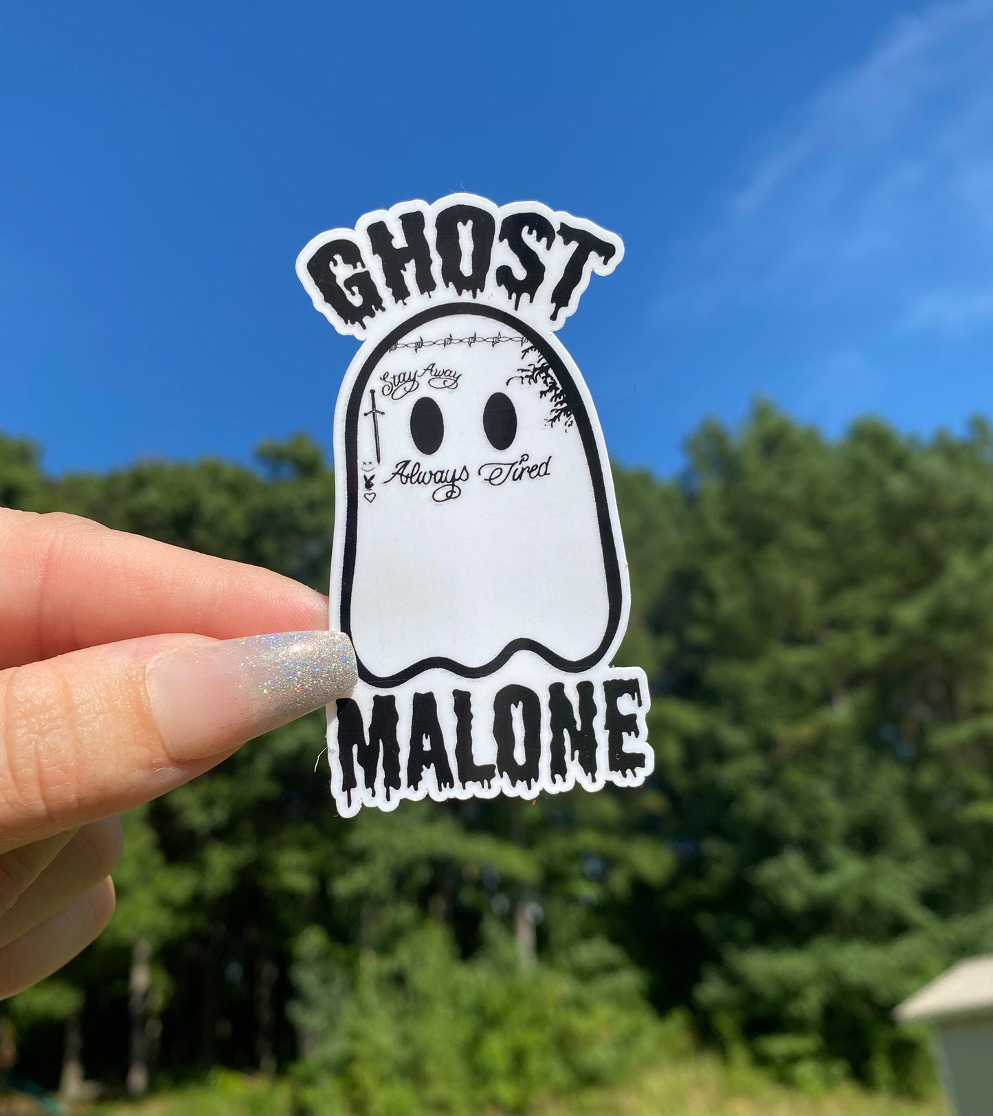 Ghost Malone Sticker